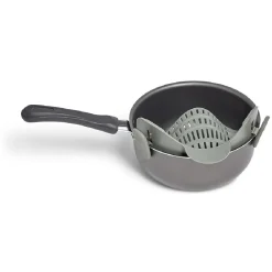 Préparation Culinaire<Gifi Passoire casserole à clips silicone gris