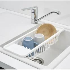 Préparation Culinaire<Gifi Passoire égouttoir pour évier plastique blanc