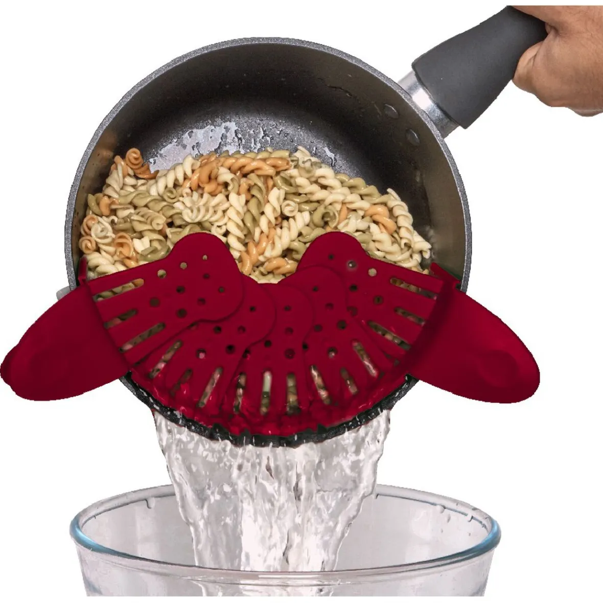 Préparation Culinaire<Gifi Passoire pliable et adaptable rouge