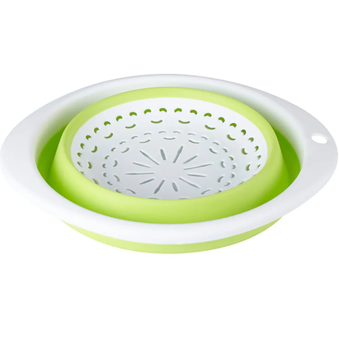 Préparation Culinaire<Gifi Passoire rétractable verte et blanche