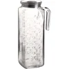 Gifi Pichet en verre avec couvercle 1,2L| Vaisselle Et Accessoires De Table