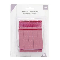Conservation Alimentaire<Gifi Pince à sachet rouge x20