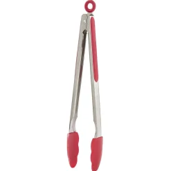 Préparation Culinaire<Gifi Pince à viande inox et silicone rouge