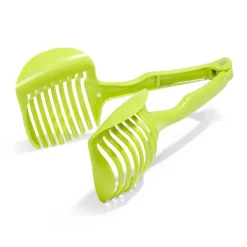 Préparation Culinaire<Gifi Pince découpe légumes plastique vert L18,5cm