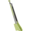 Préparation Culinaire<Gifi Pince spatule 2 en 1 inox silicone vert