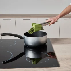 Préparation Culinaire<Gifi Pince spatule 2 en 1 inox silicone vert