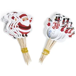 Gifi Pique apéritif de Noël x24| Vaisselle Et Accessoires De Table