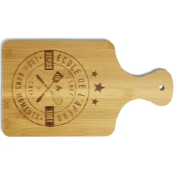 Gifi Planche à découper bambou École de l'apéro 33x18,5cm| Vaisselle Et Accessoires De Table