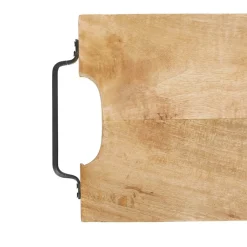 Préparation Culinaire<Gifi Planche à découper bois avec poignée métal