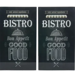 Cuisson<Gifi Planche à découper cache plaque Bistro x2