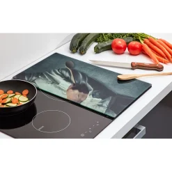 Cuisson<Gifi Planche à découper cache plaque design chef x2