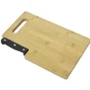 Préparation Culinaire<Gifi Planche à découper en bambou avec couteau