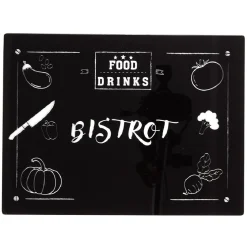 Préparation Culinaire<Gifi Planche à découper en verre noir