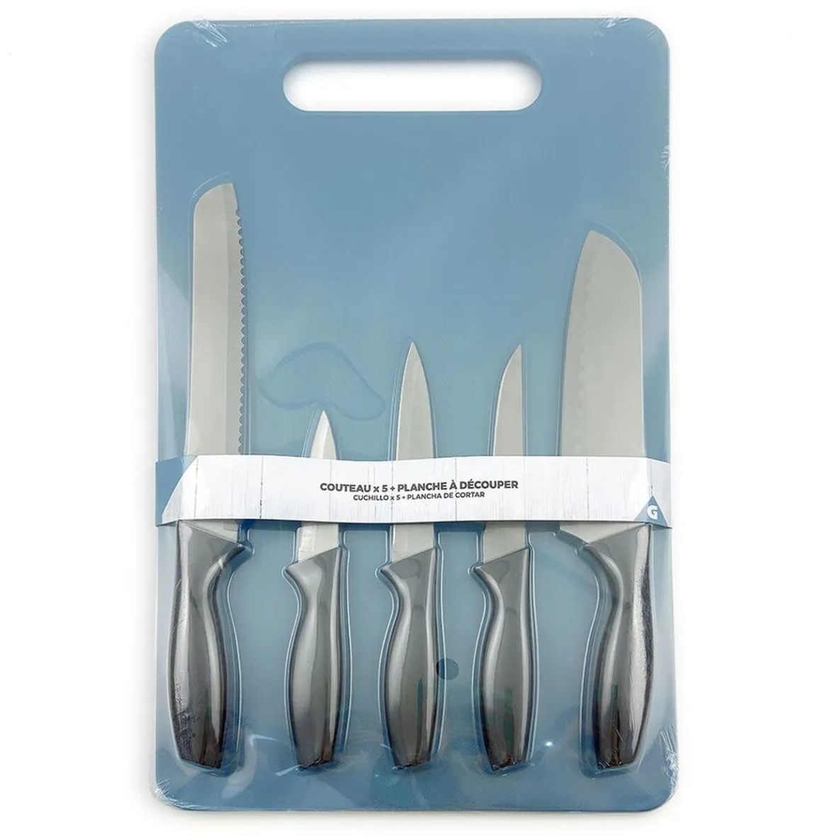 Préparation Culinaire<Gifi Planche à découper et couteau x5