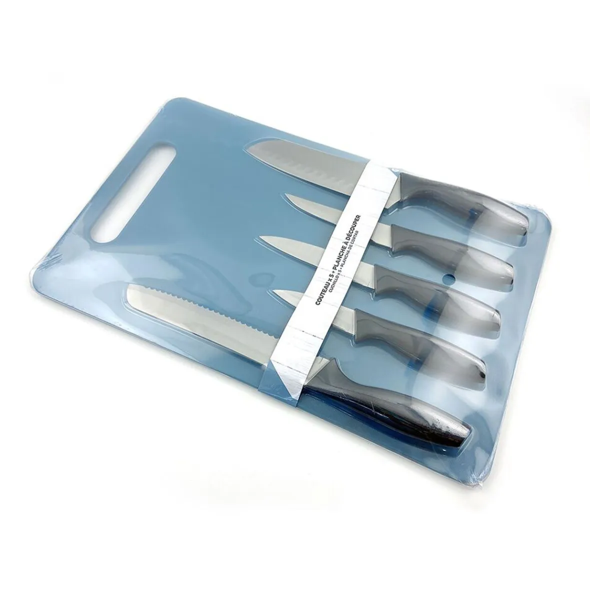 Préparation Culinaire<Gifi Planche à découper et couteau x5