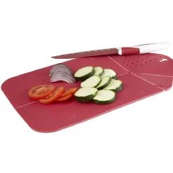 Préparation Culinaire<Gifi Planche à découper pliable 3 en 1 avec couteau inox