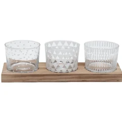 Vaisselle Et Accessoires De Table<Gifi Planche bois apéritif avec 3 coupelles