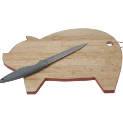 Préparation Culinaire<Gifi Planche en bambou forme cochon