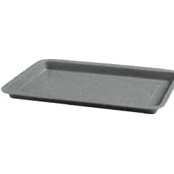Cuisson<Gifi Plaque à four grise effet marbre
