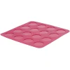 Cuisson<Gifi Plaque silicone 16 macarons rose