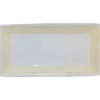 Gifi Plat à cake blanc contour grains de riz jaunes| Vaisselle Et Accessoires De Table