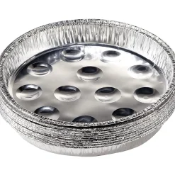 Gifi Plat 10 escargots argenté| Vaisselle Et Accessoires De Table