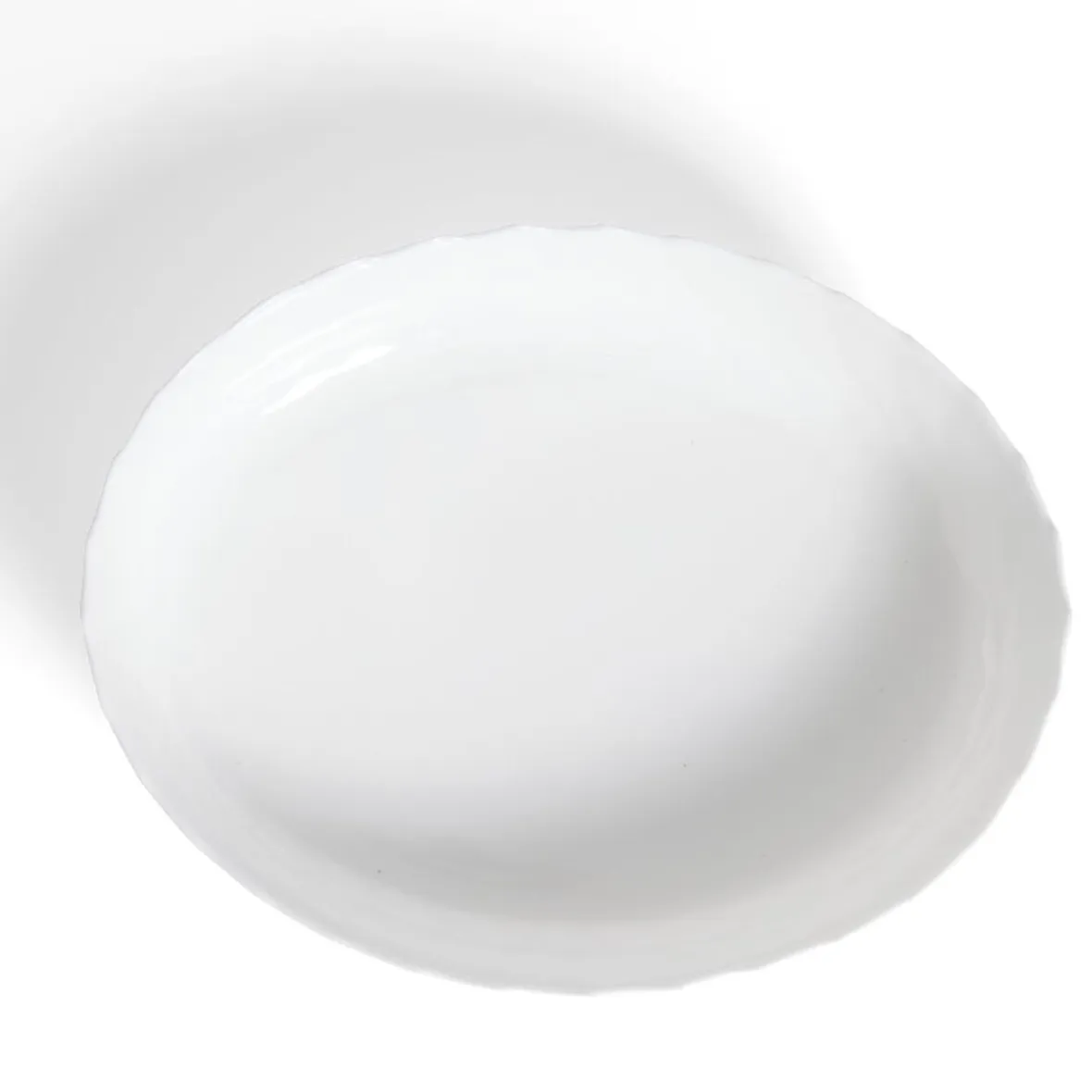Cuisson<Gifi Plat à four en verre opale blanc 36,9x28,6xH8cm