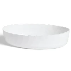Cuisson<Gifi Plat à four en verre opale blanc 36,9x28,6xH8cm