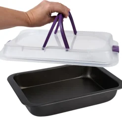 Cuisson<Gifi Plat à four et couvercle avec anses