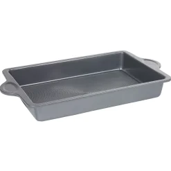 Cuisson<Gifi Plat à four métal fond texturé anti adhérent