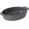 Cuisson<Gifi Plat à four ovale gris