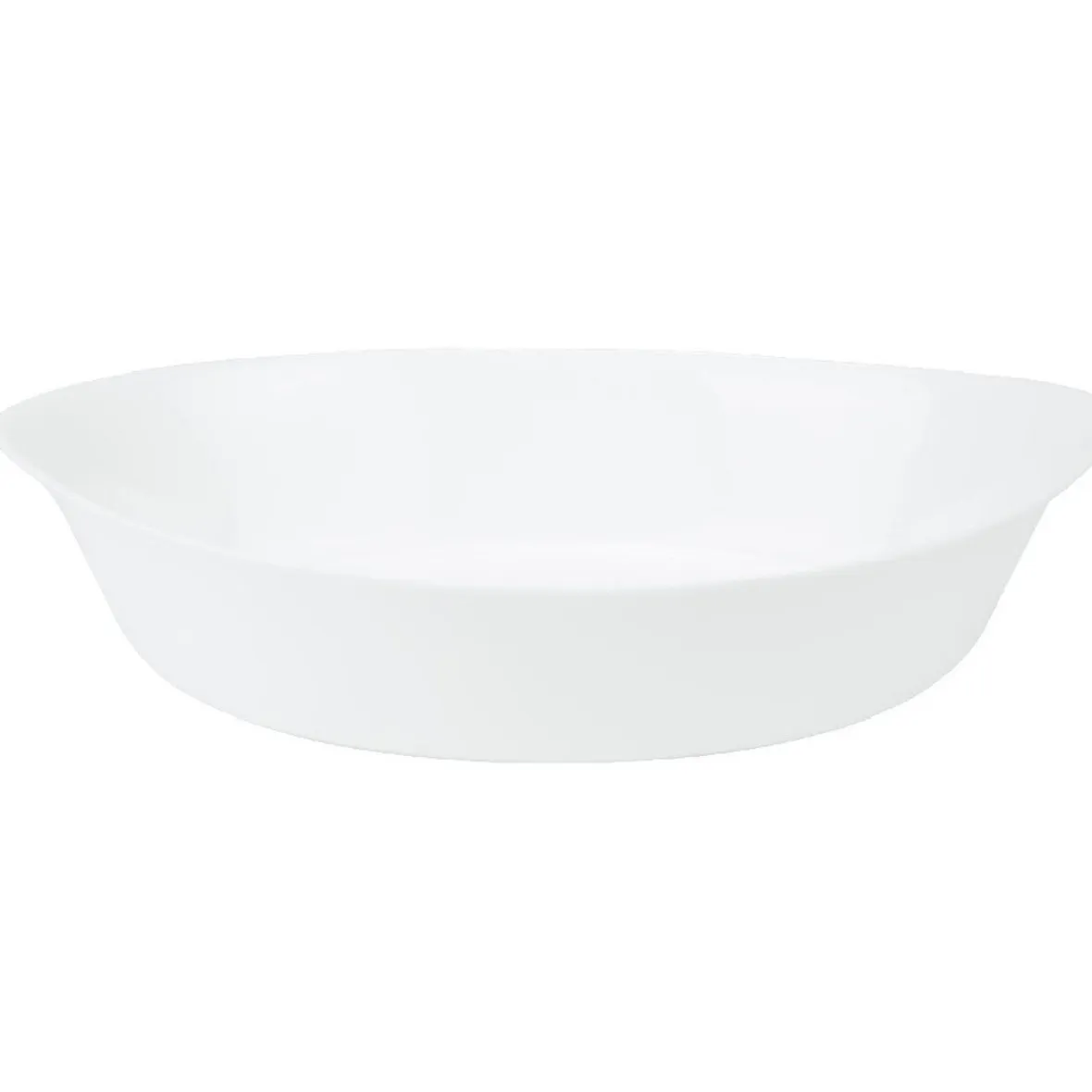 Cuisson<Gifi Plat à four ovale Luminarc verre blanc 32 cm