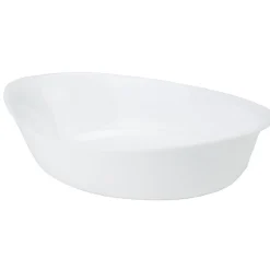 Cuisson<Gifi Plat à four ovale Luminarc verre blanc 25 cm