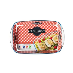 Cuisson<Gifi Plat à four rectangle verre