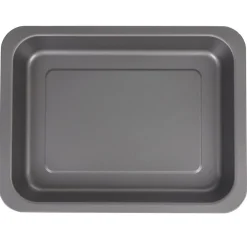 Cuisson<Gifi Plat à four rectangulaire gris revêtement anti adhérent