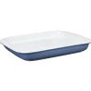 Cuisson<Gifi Plat à four rectangulaire bleu et blanc