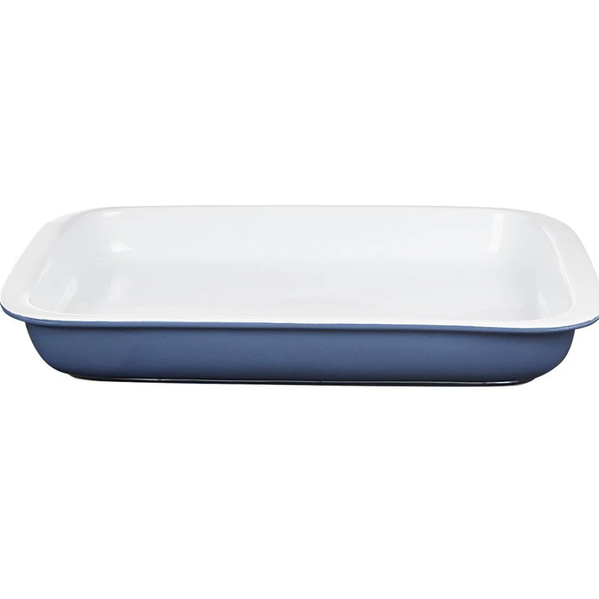 Cuisson<Gifi Plat à four rectangulaire bleu et blanc