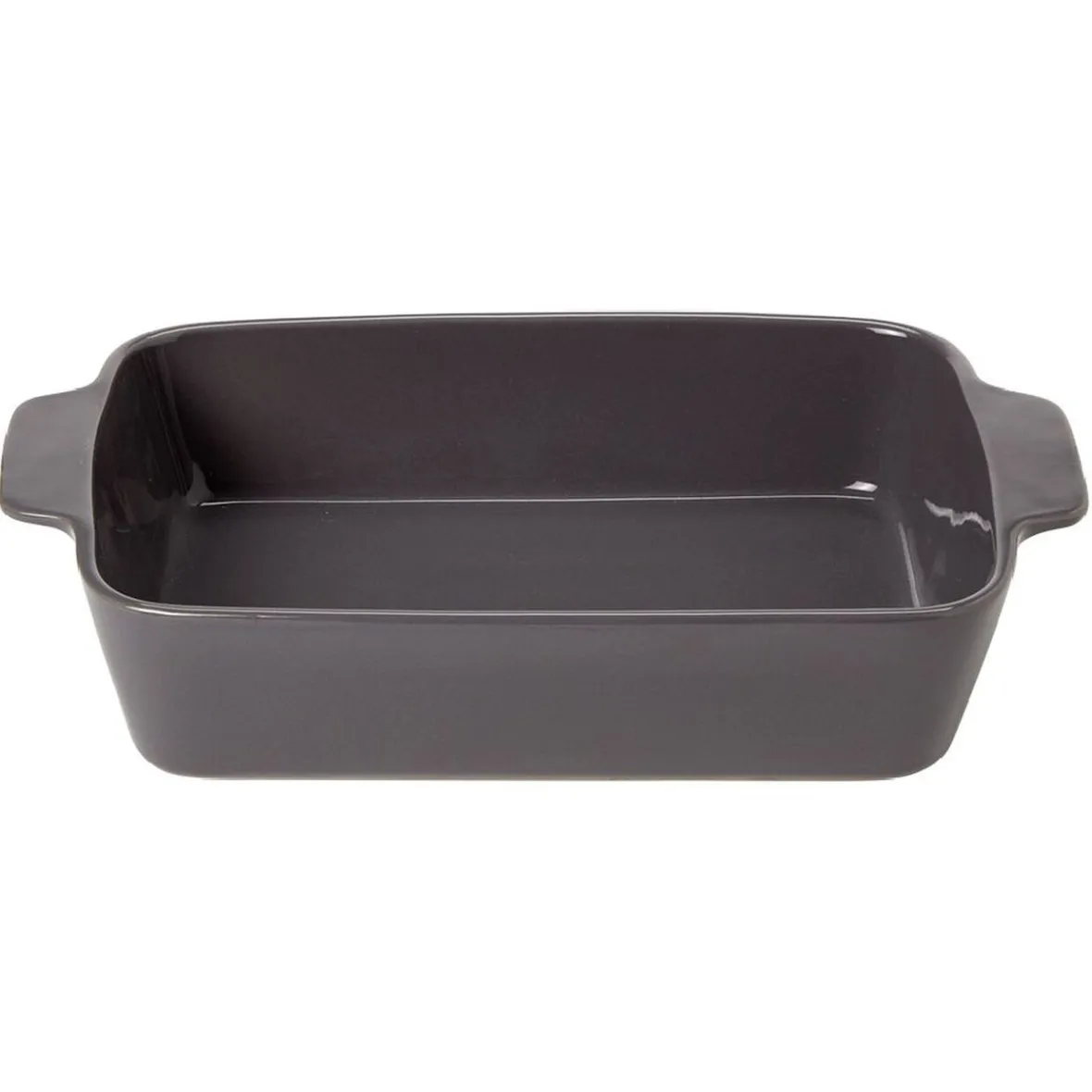 Cuisson<Gifi Plat à four rectangulaire avec poignées rouge et blanc