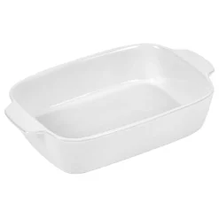 Cuisson<Gifi Plat à four rectangulaire blanc