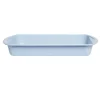 Cuisson<Gifi Plat à four rectangulaire en métal bleu