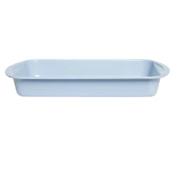 Cuisson<Gifi Plat à four rectangulaire en métal bleu