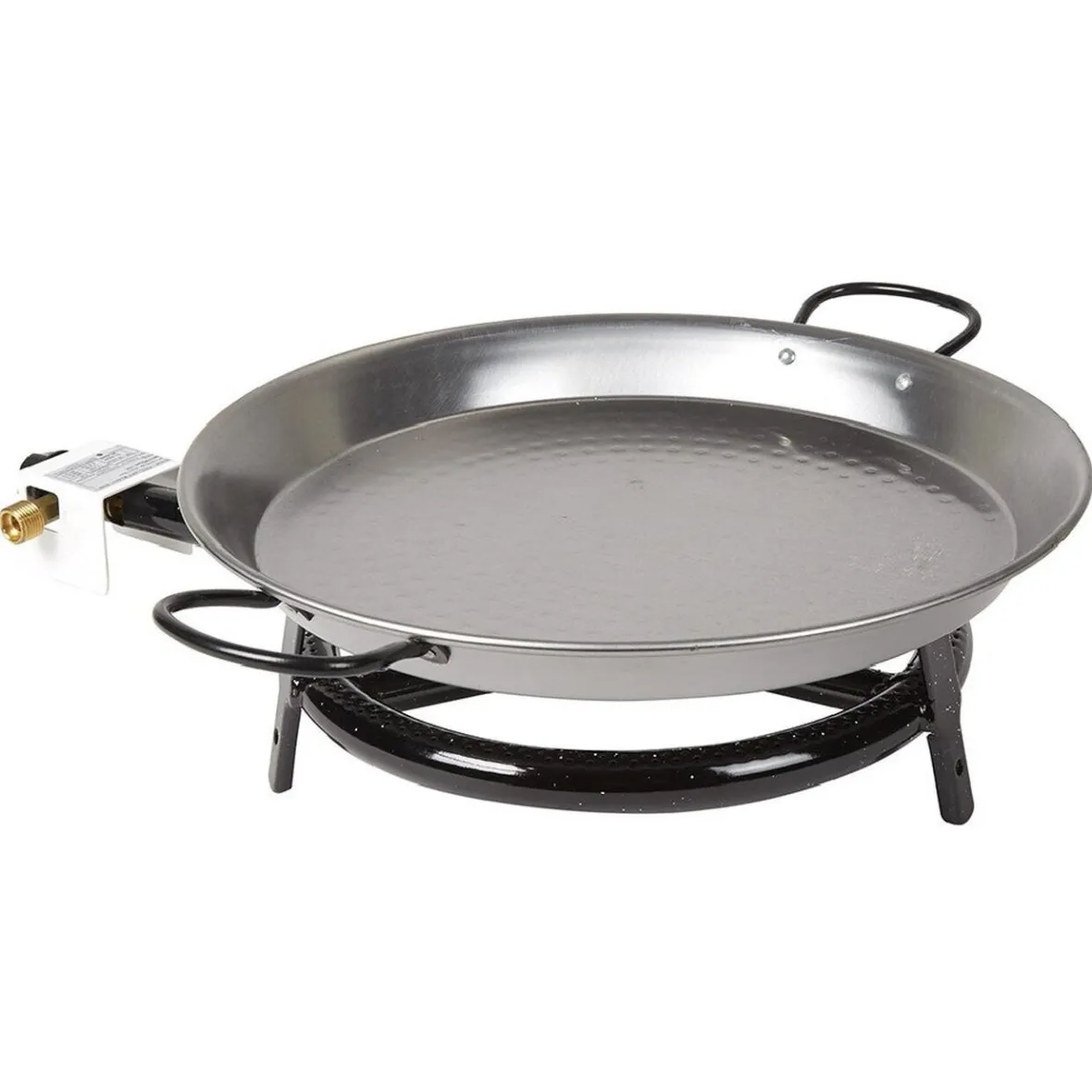 Cuisson<Gifi Plat à paella ø 40 cm avec réchaud gaz et trépied H66 cm