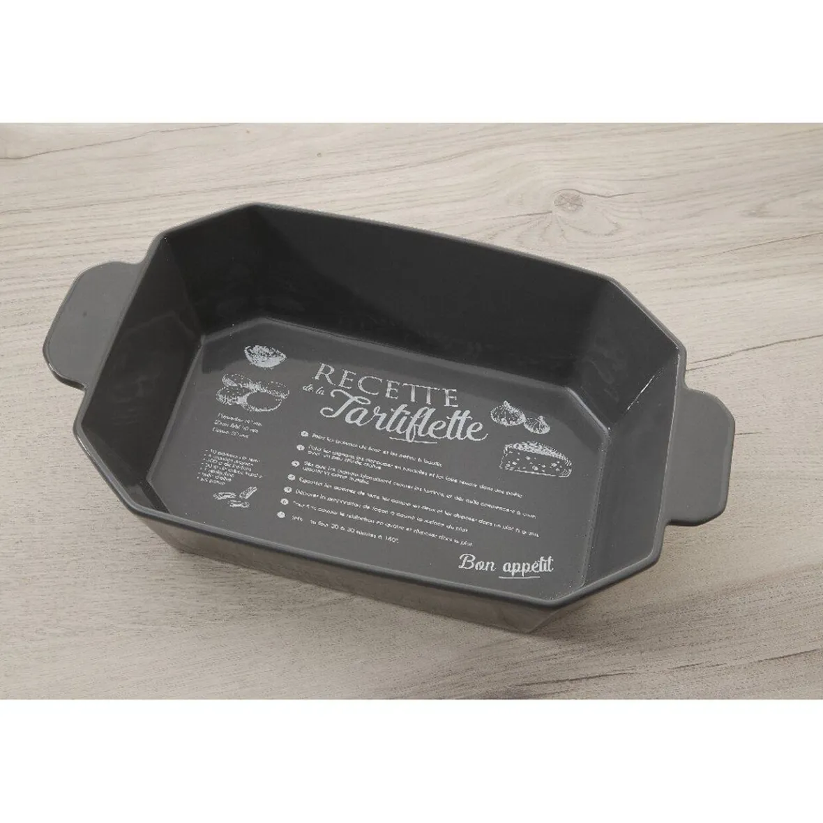 Cuisson<Gifi Plat de cuisson rectangulaire XXL design recette tartiflette