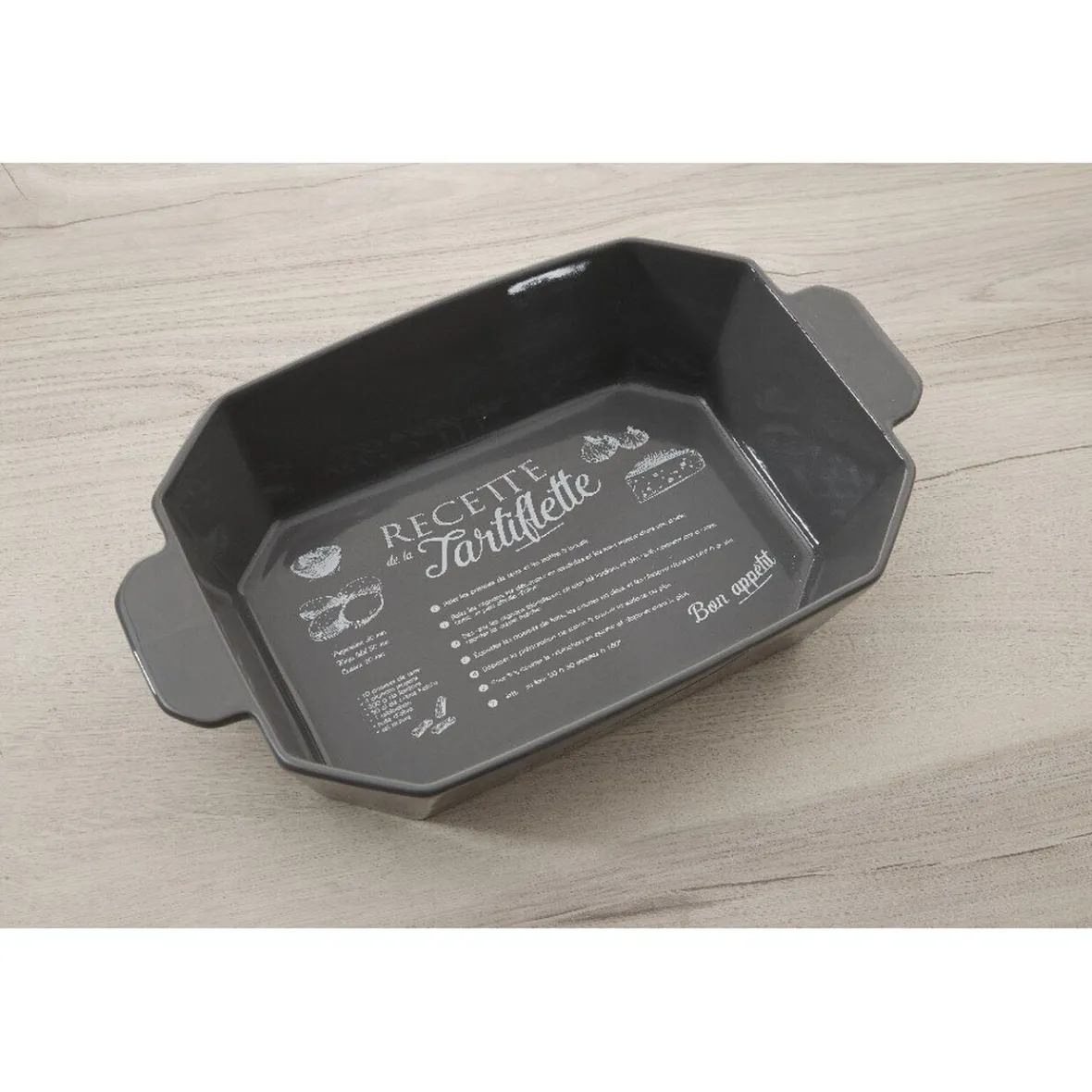 Cuisson<Gifi Plat de cuisson rectangulaire XXL design recette tartiflette
