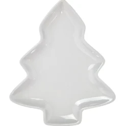 Cuisson<Gifi Plat en grès forme sapin de Noël