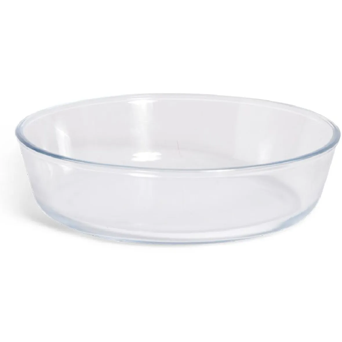 Cuisson<Gifi Plat en verre borosilicate x2 - Ø22,6cm et Ø27cm