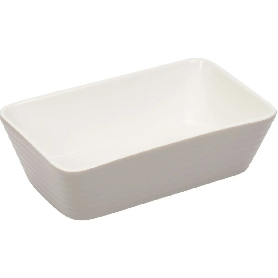 Cuisson<Gifi Plat rectangulaire cuisson four x3 céramique blanc