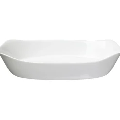 Cuisson<Gifi Plat rectangulaire en opale couleur blanc 30x22cm