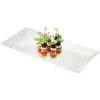 Gifi Plat service rectangle porcelaine| Vaisselle Et Accessoires De Table