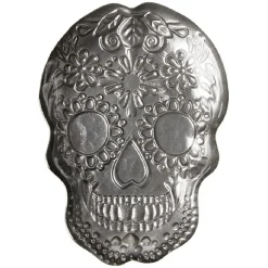 Gifi Plat tête de mort Halloween en verre| Vaisselle Et Accessoires De Table